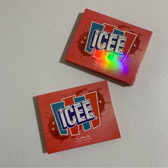 ICEE x Glamlite Cherry Eyeshadow Palette-NIB - Picture 2 of 6